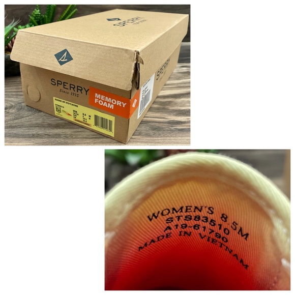 NIB Sperry Seaside Dip Dye Slip On Canvas Sneaker - Picture 10 of 12